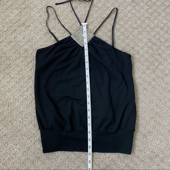 ARDEN B. Halter Top with Beaded Medallion Vintage - Picture 5 of 13